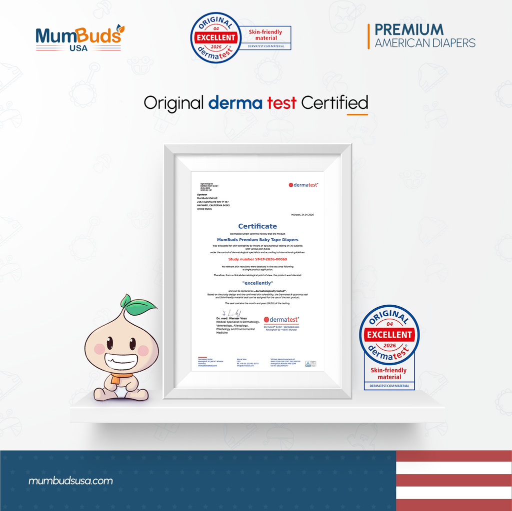 MumBuds USA ZIPLOCK PACK Ultrathin Baby Diapers Size-4 Large (9–14 kg) – 38 pcs Tape Style